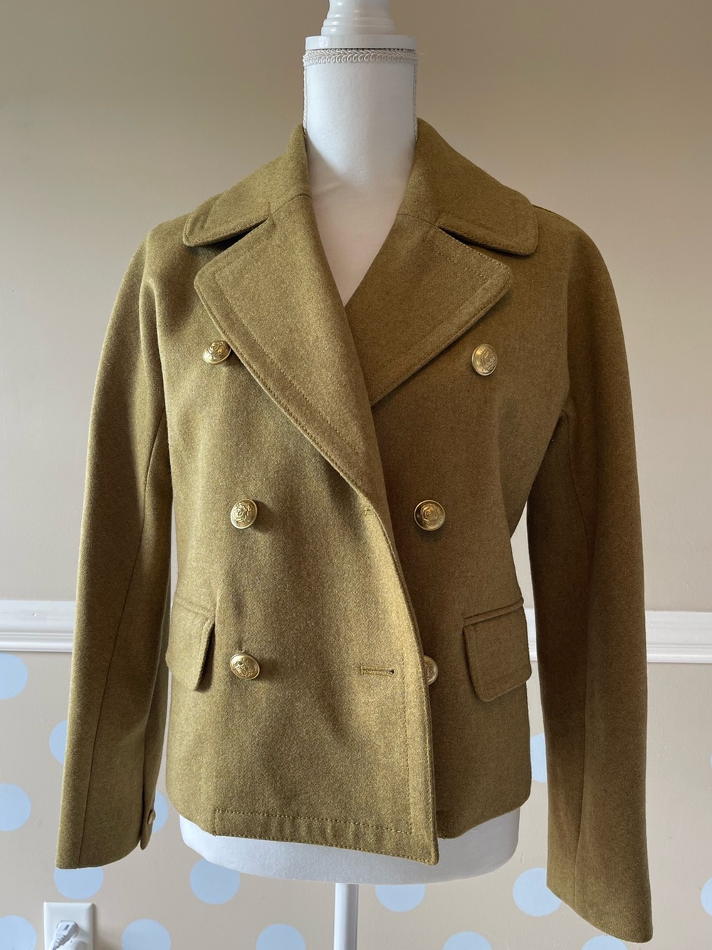 J. Crew Double-Breasted Peacoat